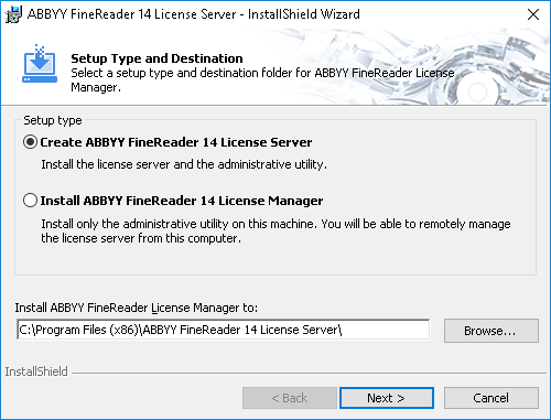 Installing The License Server And The License Manager